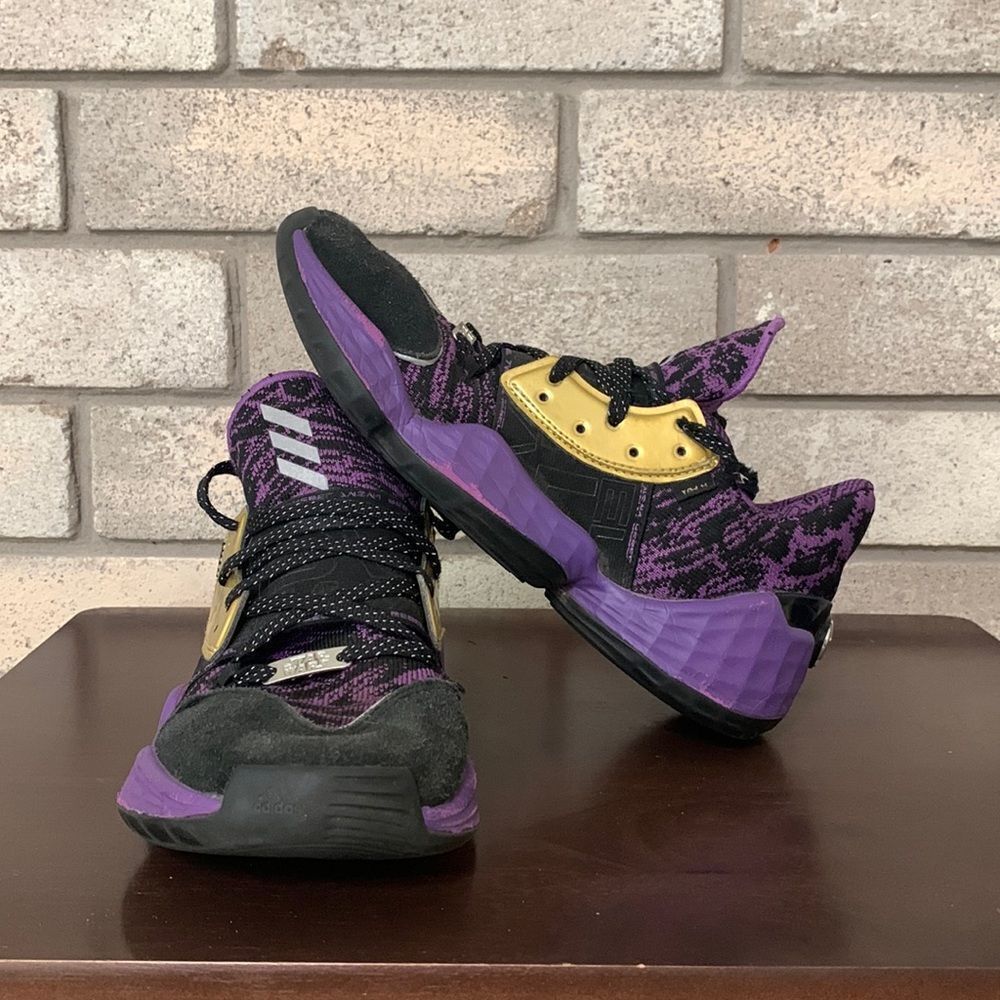 adidas Harden Vol. 4 ""Star Wars"" Basketball Black/Action Purple 7” men size 7